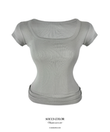 Basic Slim Square Tee (4color)