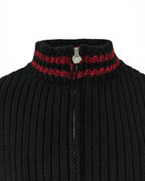 Mwoong Italy Wool Cashmere Knit Zip-up(BLACK)