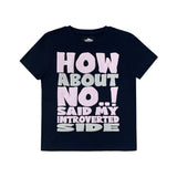 HOW ABOUT NO TEE (NAVY)