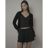 DOT CAMISOLE-BLACK