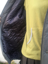 Urban volume round padded jacket