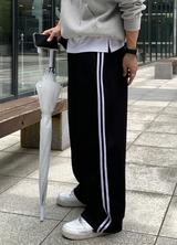 Kuiper Daily Double Row Track Banding Wide Pants