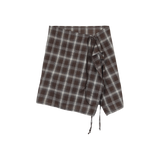 DRAPE チェックレイヤードスカート