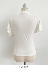 Dayzel Half Drape Cool Span T-Blouse