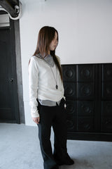 lace v-neck ribbed top(3colors)
