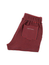STRIPE JERSEY SHORTS (RED)