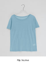 26SS★ [BAONHAUS] セイディンテンセルレイヤード半袖Tシャツ