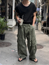[S/S]ルーズフィットUネック半袖Tシャツ(4color)