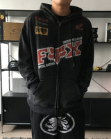 HP Racing Pigment Hooded Zip-Up (1C)