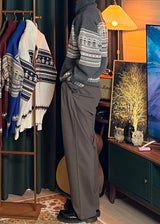 Two-Tuck Bijou Slacks 2COLOR