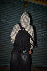 SUEDE BACKPACK BLACK