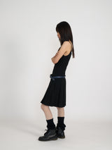 PLEATS MIDI ONE-PIECE (BLACK)