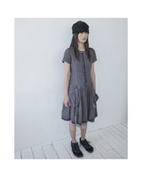 Buttonette french dress (Charcoal)