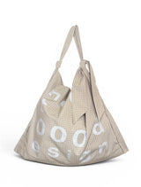 000Design Check Tie Bag / C Beige
