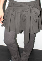 WRAP TIE MINI SKIRT