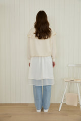PETITE V-FRILL WIND BREAKER