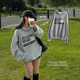 Lin's Vintage Lettering Hoodie