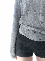 mild knit shorts (4c)