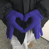 Pollang Smartphone Touch Hall Ribbed Finger Gloves