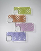 DOT JELLY Gel Hard Slim Phone Case - Purple
