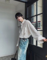 Ader Mohair Crop Shirt
