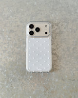 LACE DOT WHITE Jellyhard Case