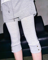 (2color) Star Stripe Capri Banding Pants