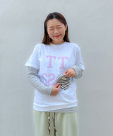 [Pouch SET] TT S2 ロゴショートスリーブTシャツ_ホワイト (4 SIZE)
