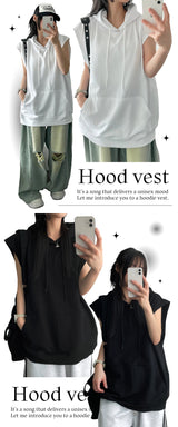 FIFO Oversized-Fit Hooded Vest