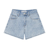 LIGHT BLUE DOT DENIM PANTS 21101