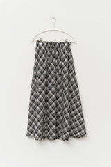 (W) Campus Checked Skirt