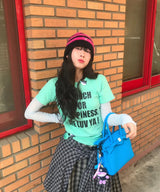 (w)ウィーニードラブクロップTシャツ (5 COLORS)