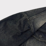 LMN Unbay Brush Crop Over Denim Jacket (3 colors)