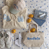 Signature canvas check tote bag