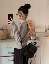 Classic Raglan Round Knit Cardigan (7color)