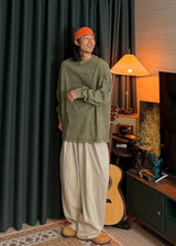 Pigment Balloon A-Line Wide Pants 4COLOR