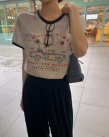 Trow printed short-sleeved T-shirt