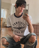 ブルロビンテージワイドデニムパンツ