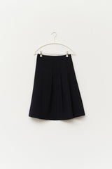 (W) Records Pleats Skirt