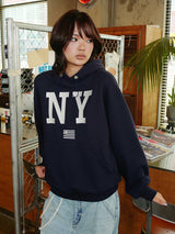 NY FLAG HOODIE NAVY