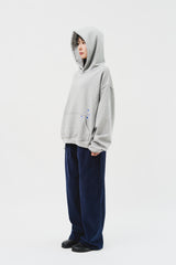 (MADE) Blue Star Softy Hoodie_Grey