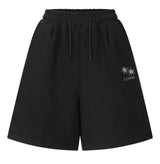 RORA BACK LOGO BERMUDA SWEAT HALF PANTS UNISEX (2COLOR) 