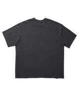 ペイズリー柄カットアウト 1/2 Tシャツ (Charcoal)