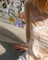 More Tie dye long-sleeved (BEIGE)