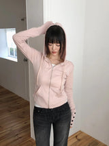 Kuba Button Hooded Zip-Up