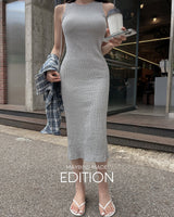 【MADE】Ribbed long dress