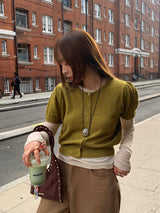 [MADE] Wearby Puff Half Cardigan