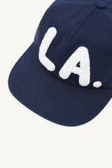 LA Boucle Lettering Flat Ball Cap