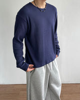 Soph Crop Waffle Long Sleeve