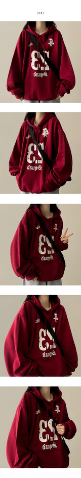 23 Number Vintage Boxy Hoodie